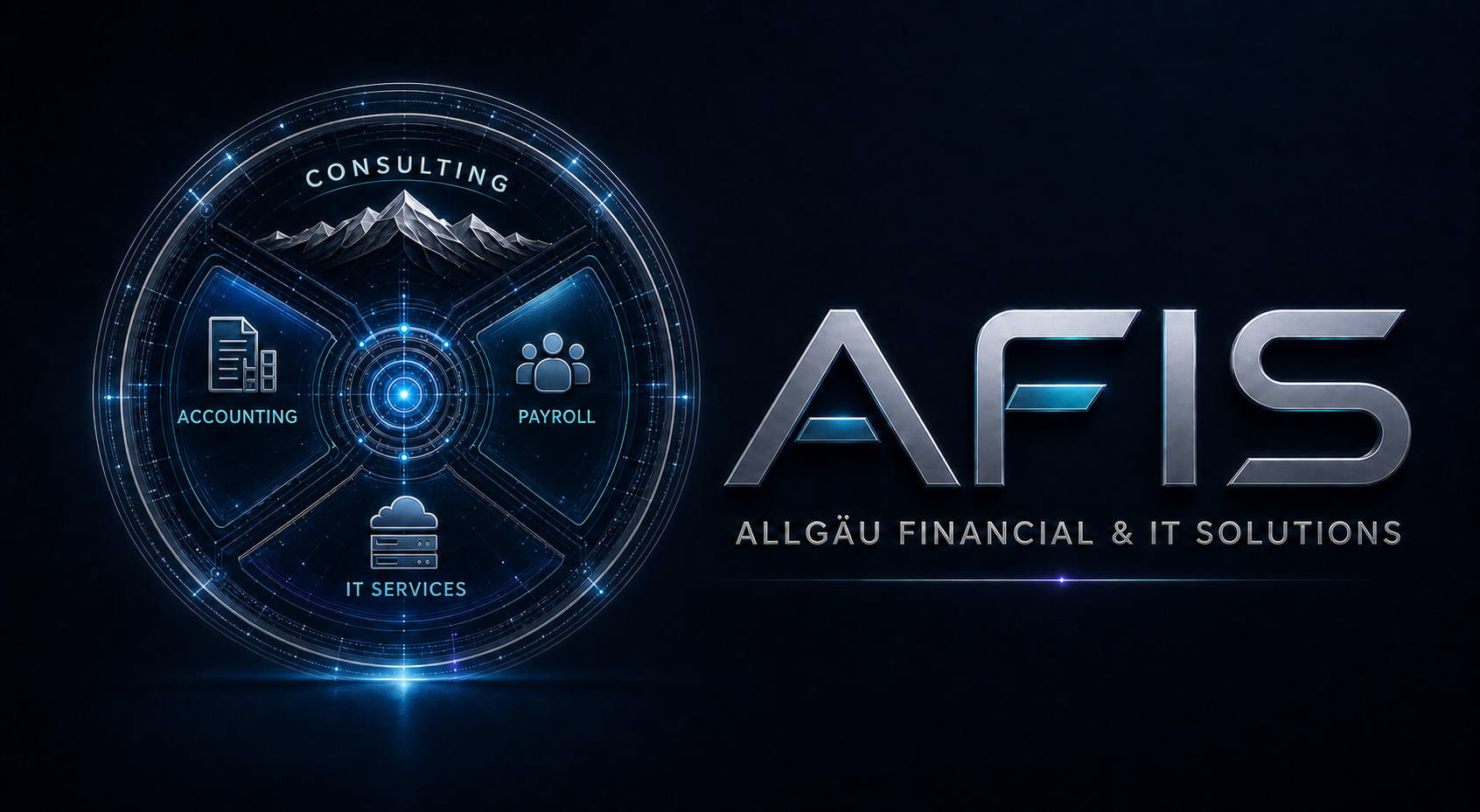 AFIS Data Orb mit Accounting, Payroll, IT Services und Consulting